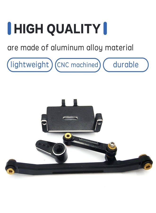 Raflot RC Servo Mount Bracket Mini Servo Arm and Steering Links for ES08MA II Servo Upgrade Parts for Axial SCX24 RC Car Crawler - Image 2